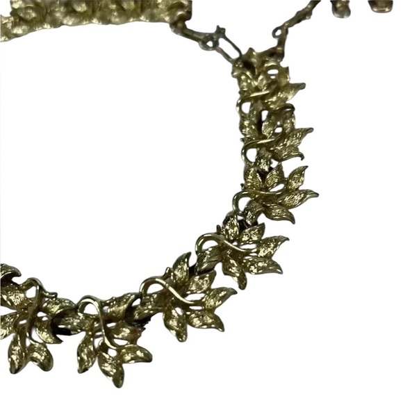 Vintage signed Coro Parure Necklace Bracelet Set rare collectible - Picture 2 of 9